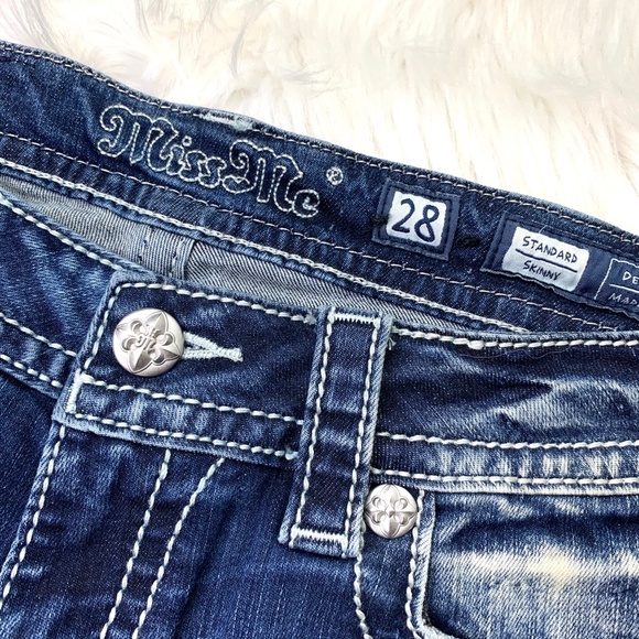 🚫SOLD!👖NWT🌲I•MISS ME•I Standard Skinny Jeans 28 - Picture 7 of 8